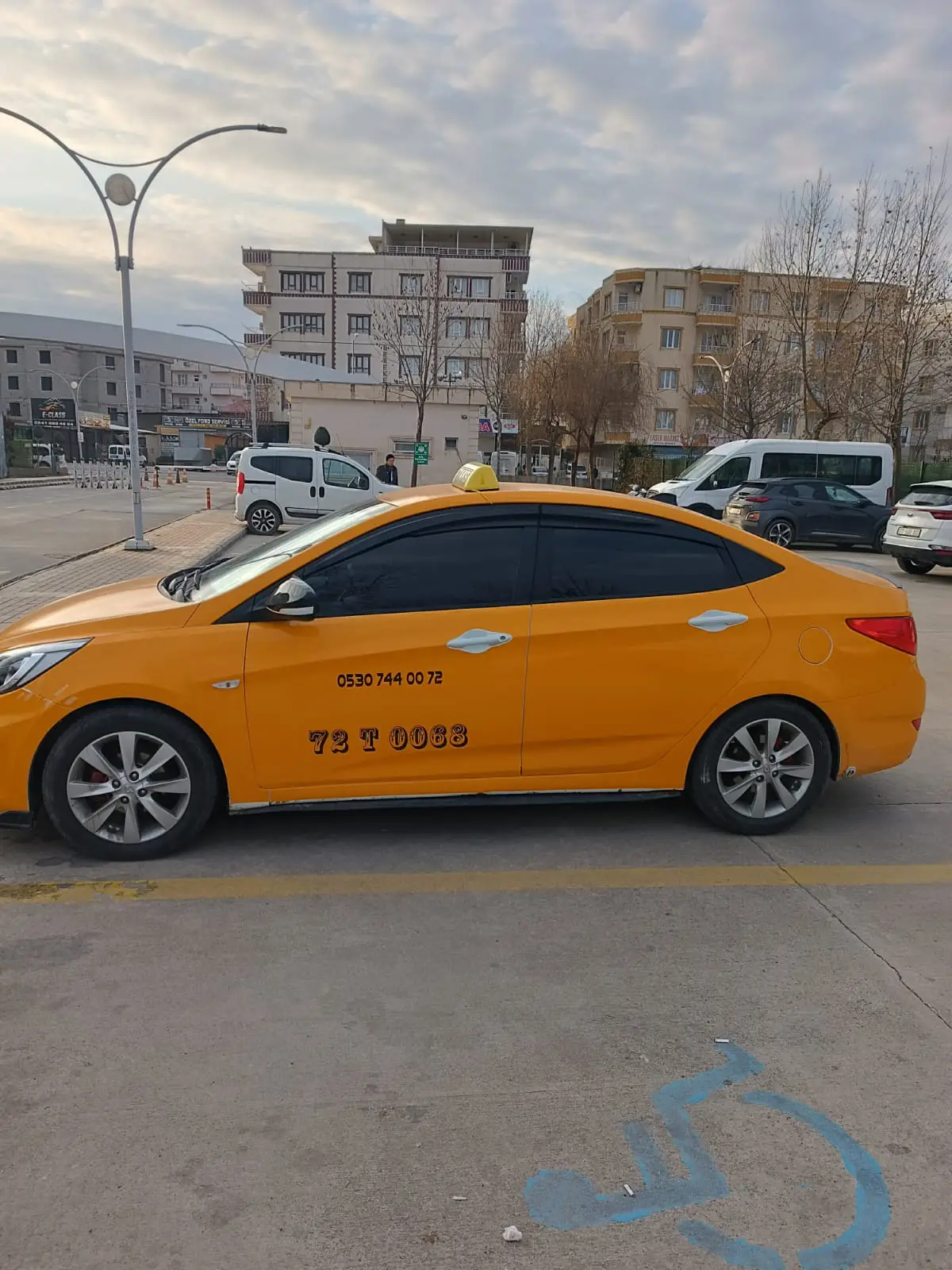 Batmanda Taksi Durağı